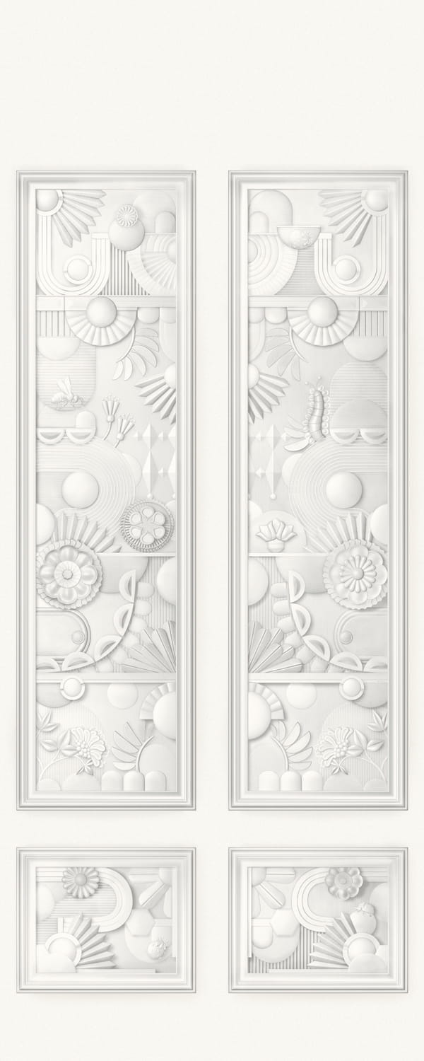 Wandbild Greenhouse Gathering Window - Architectural White