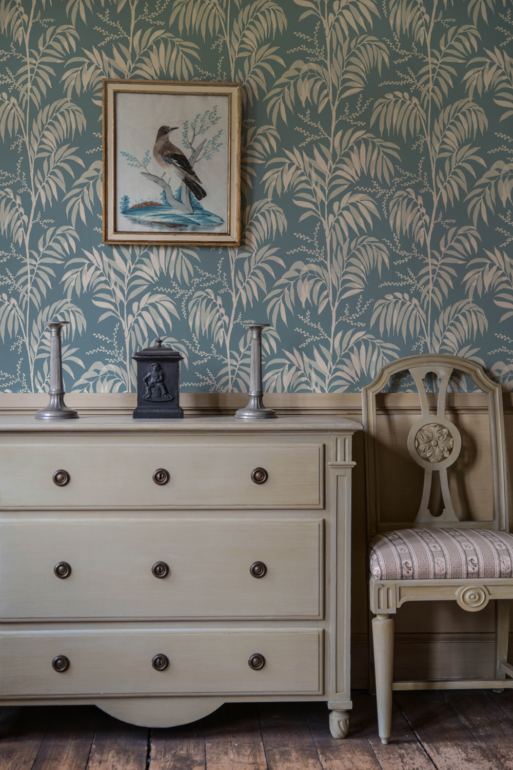 Carta da parati Casablanca Afternoon - Smokey blue