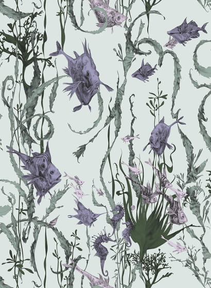 Tapete Jardin Marine - RM115-03 - Mauve