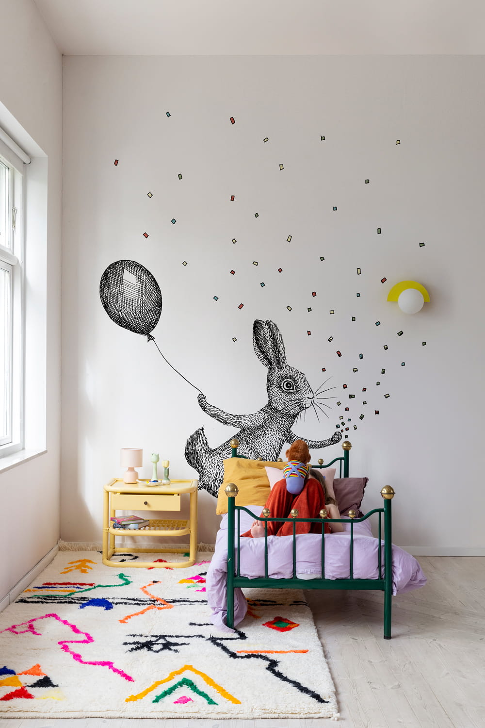 Wandbild Circus Animal Harriette - Black/ White