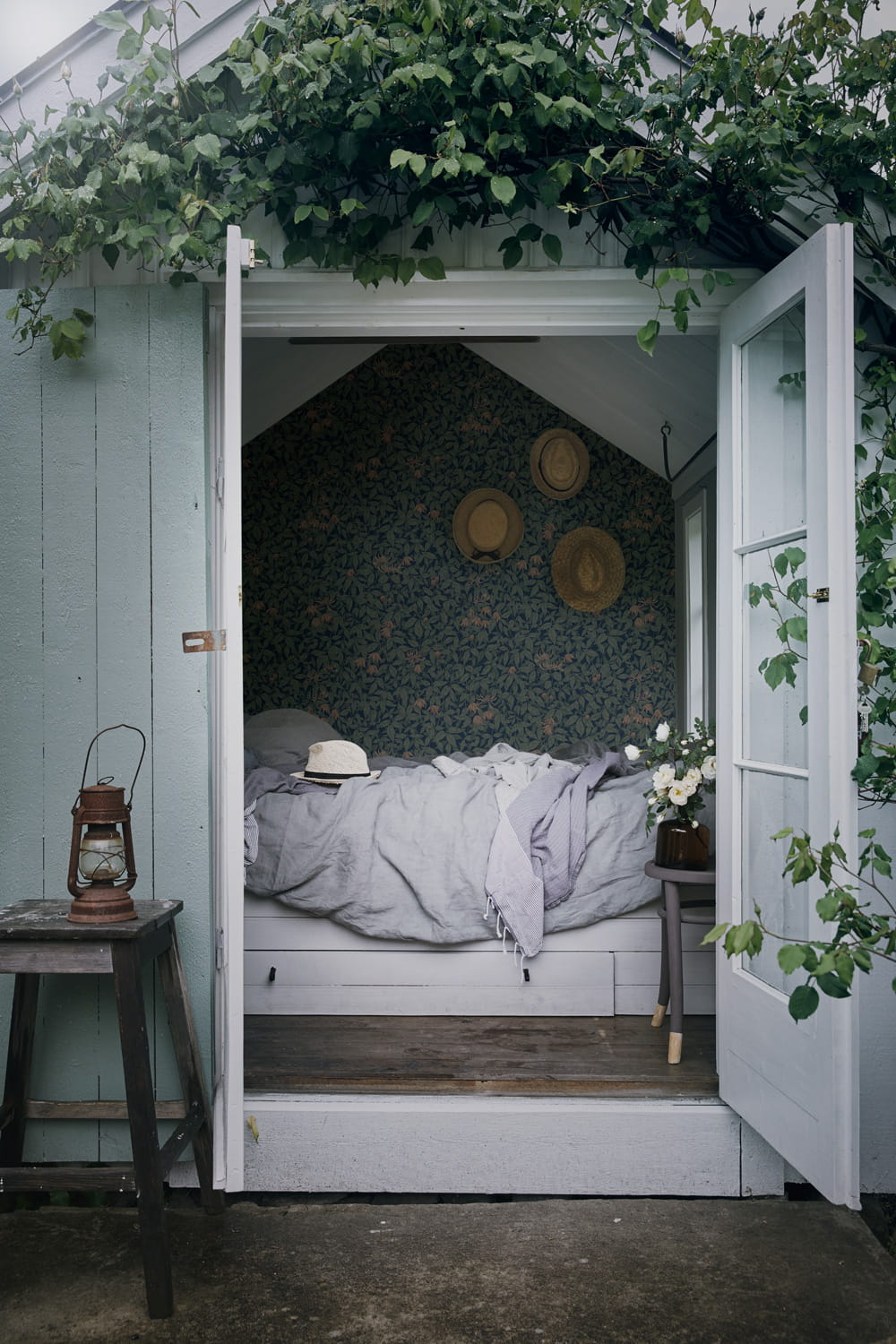 Tapete Linnea - Midnight & Blue
