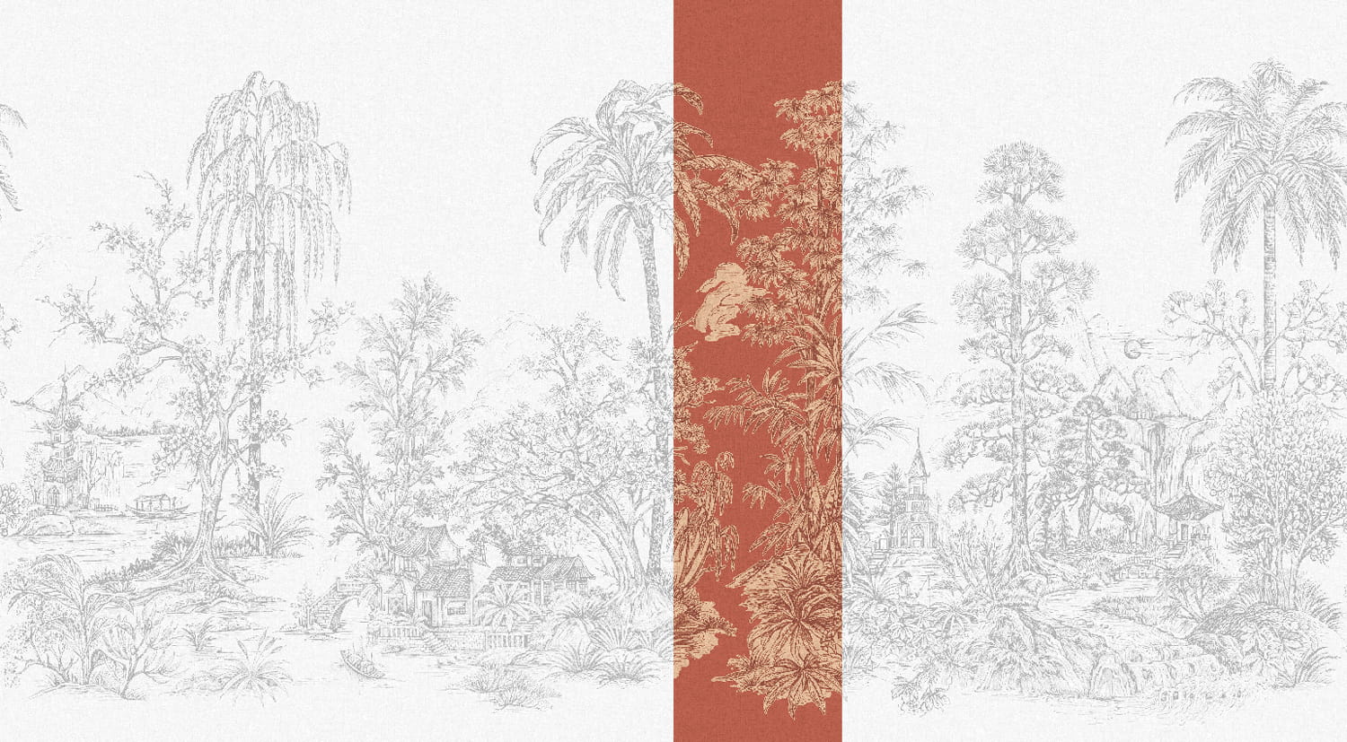 Wandbild Mandalay - Coral Panel 5