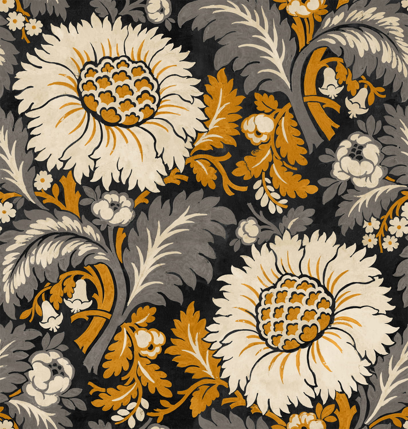 Stoff Chinese Damask - Papyrus