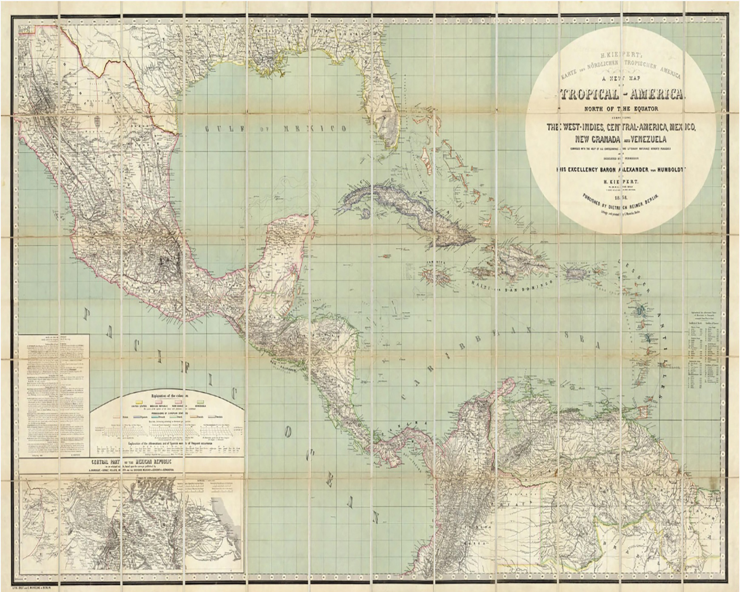 Wandbild Tropical America