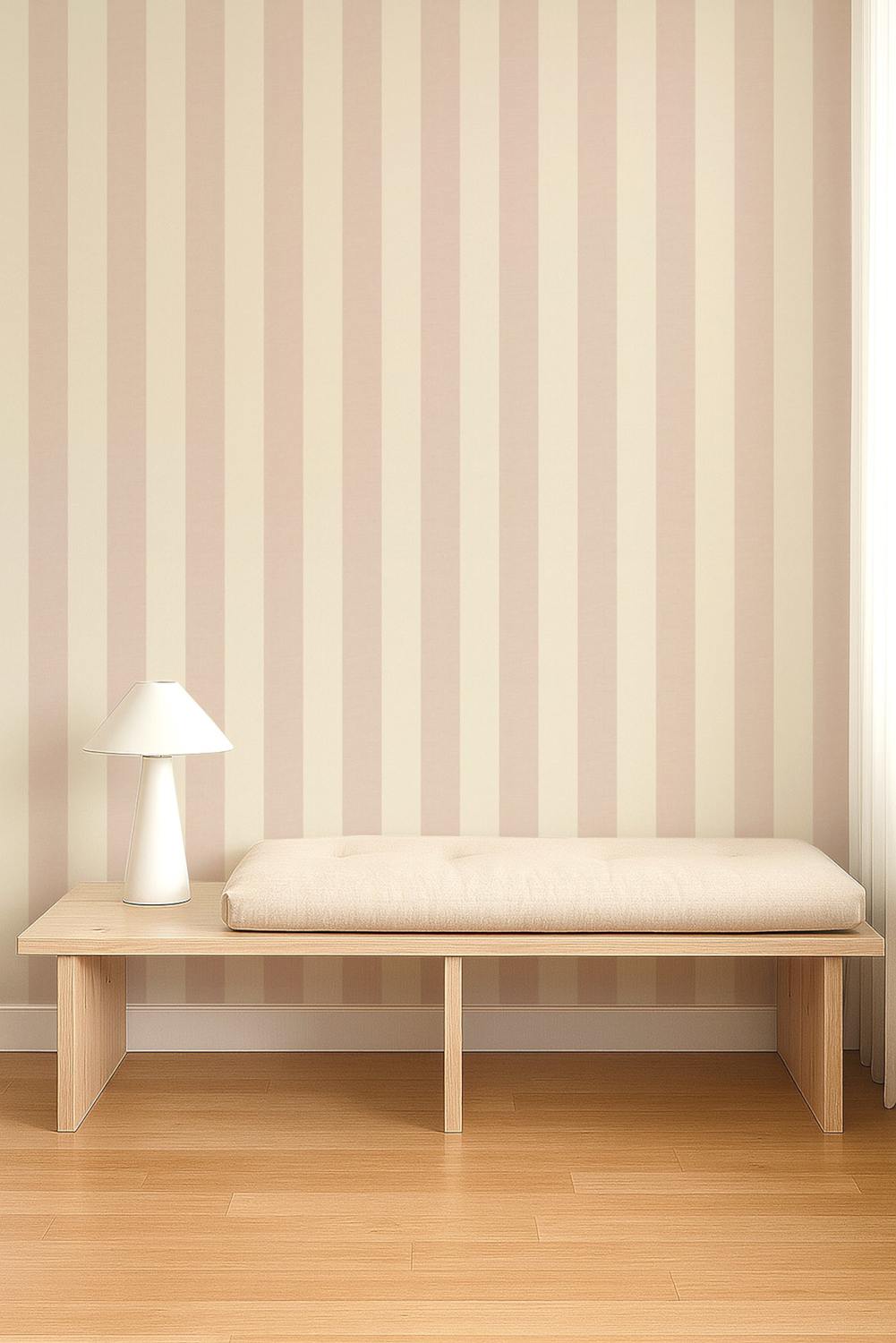 Tapete Central Stripe - Blush