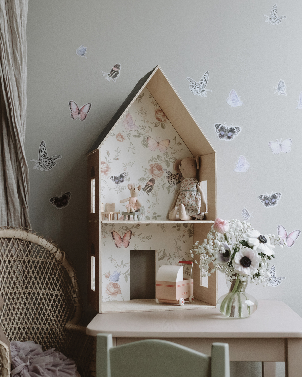 Wandsticker Butterfly - Blush