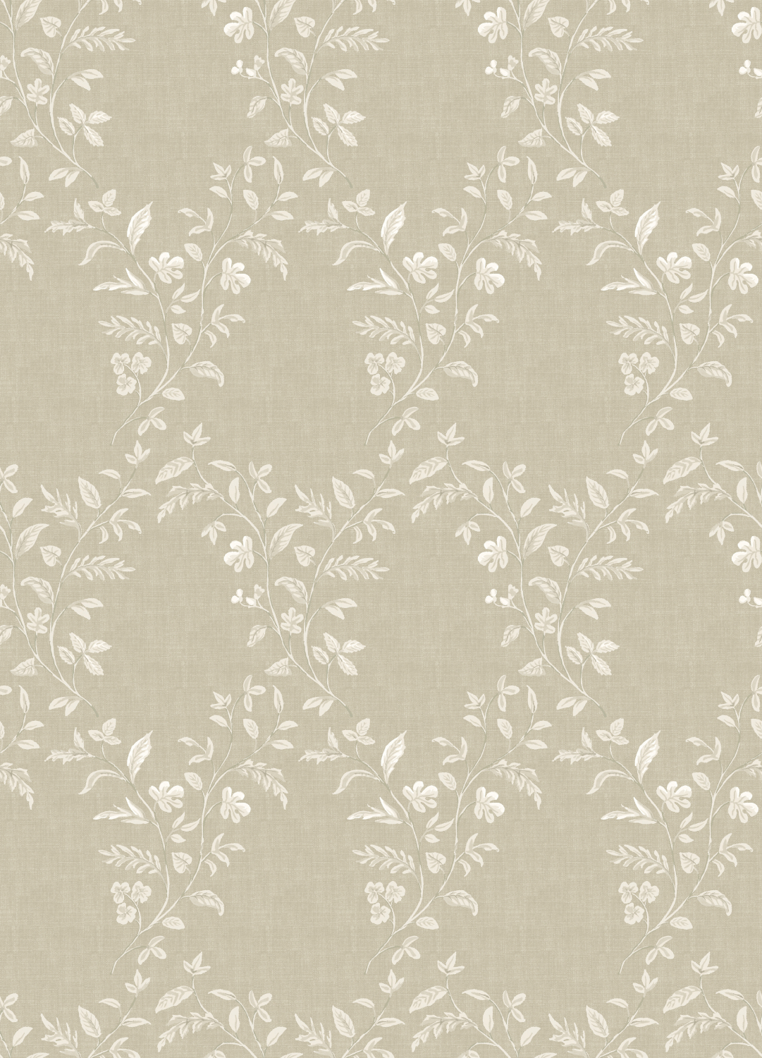 Tapete Hollingbourne Trellis - Linen