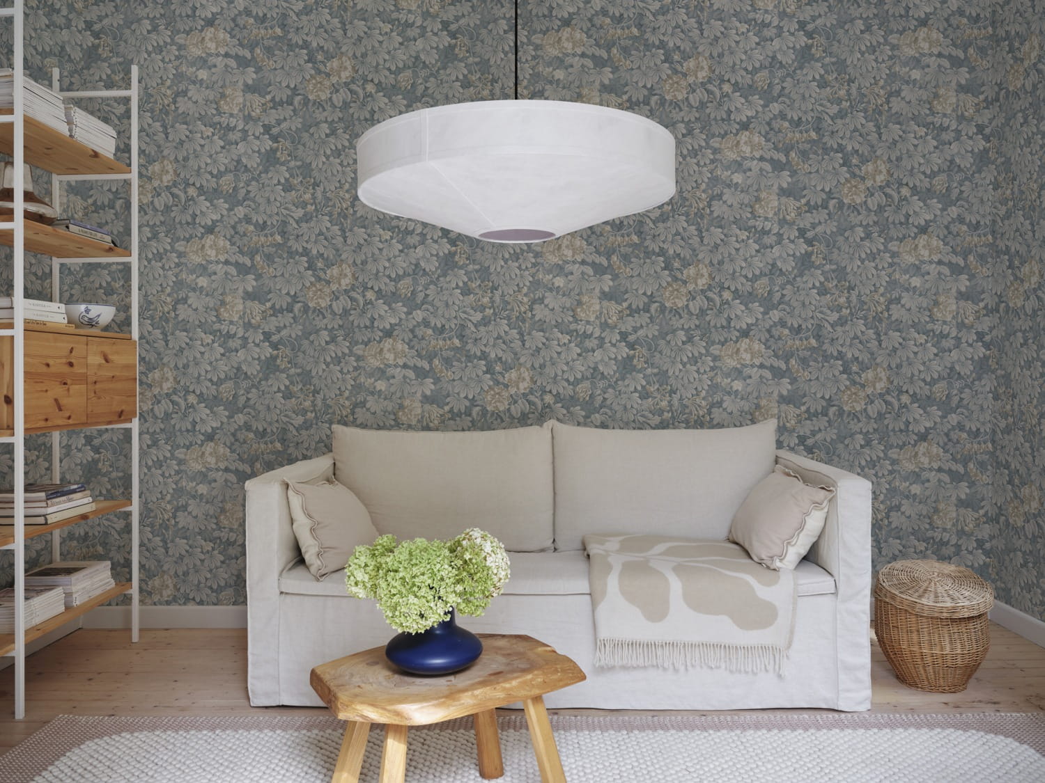 Wandbild Tyra - Misty Blue