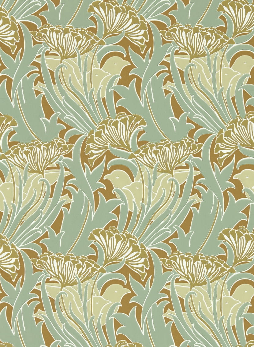 Tapete Laceflower - Tobacco/ Pistachio