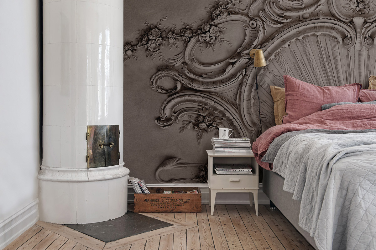 Wandbild Stucco Gloria - Clay