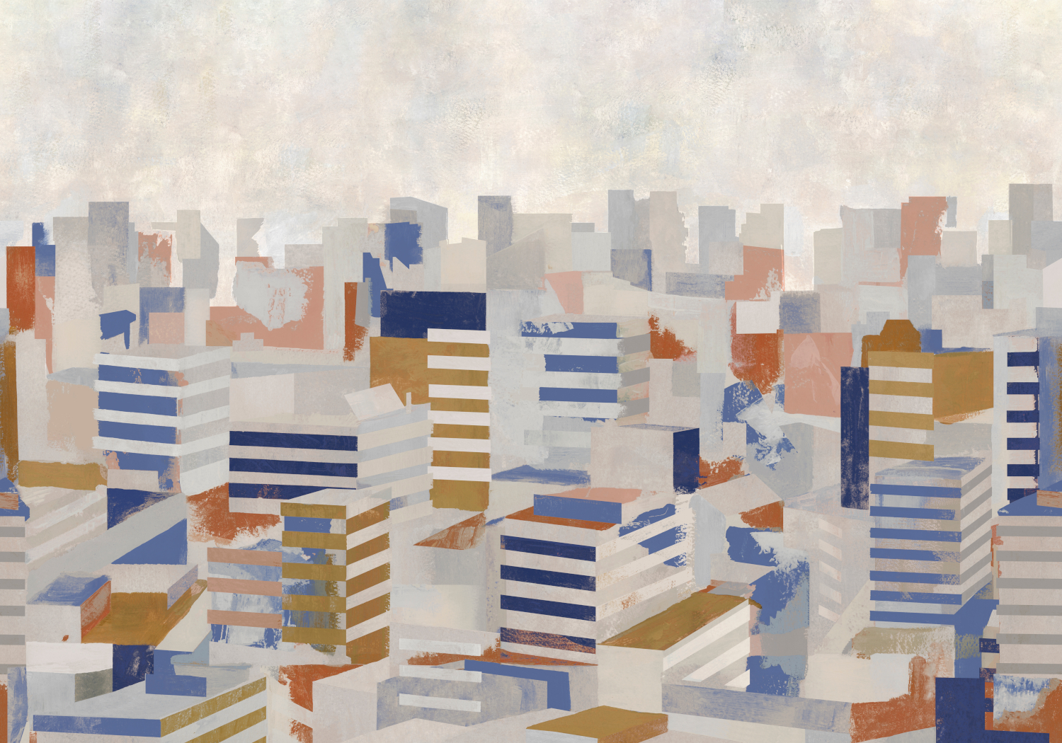 Wandbild Skyline - Sky