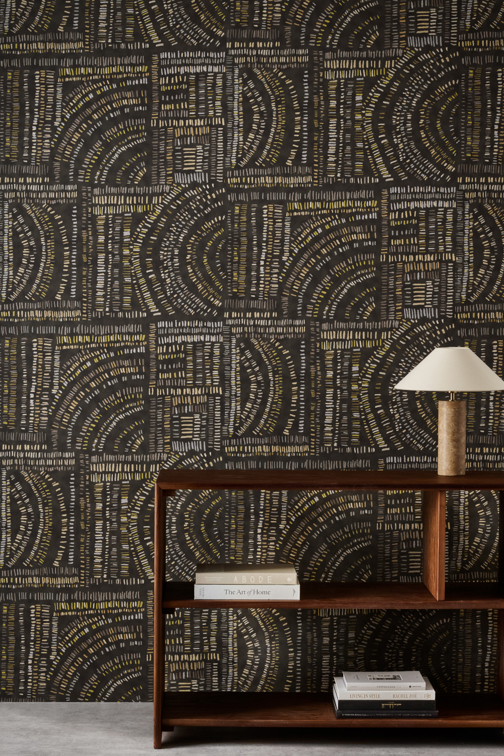 Tapete Frescoes - Charcoal/ Chalk/ Limestone