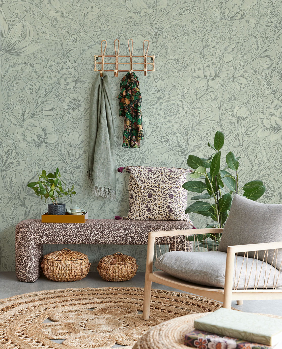 Wandbild Rosarium Sage - L