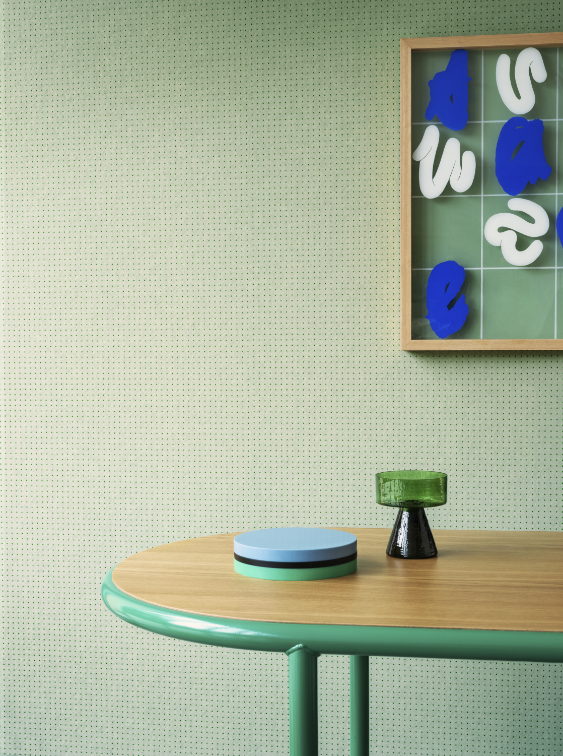 Tapete Dots - 31017 - Mild Grey Green