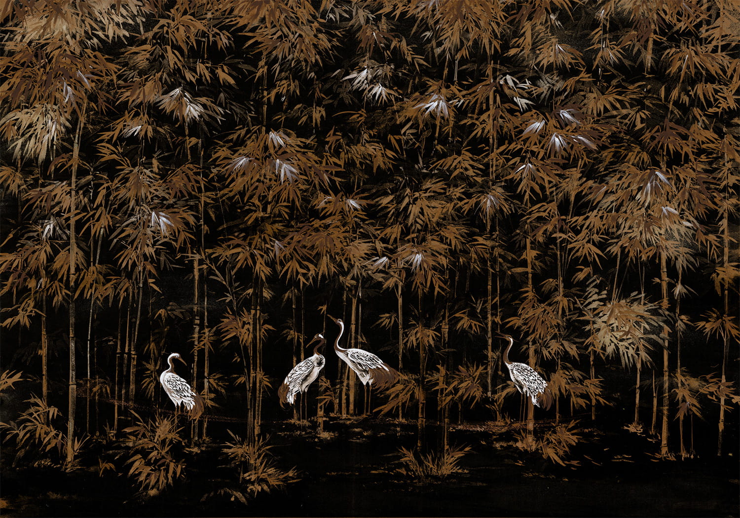 Wandbild Garzas - Coal