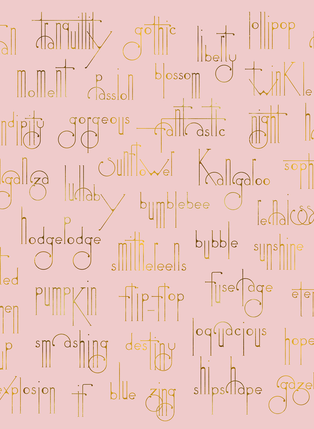 Wandbild Beautiful Words - 8000039N