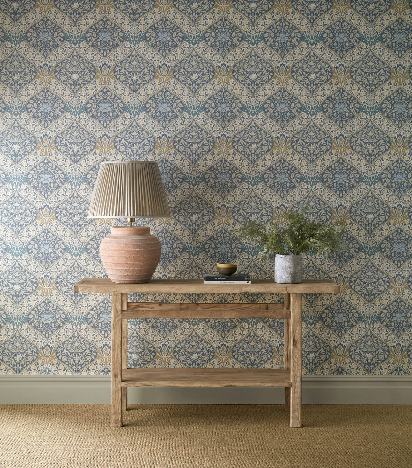 Tapete Norbury - Woad/ Linen