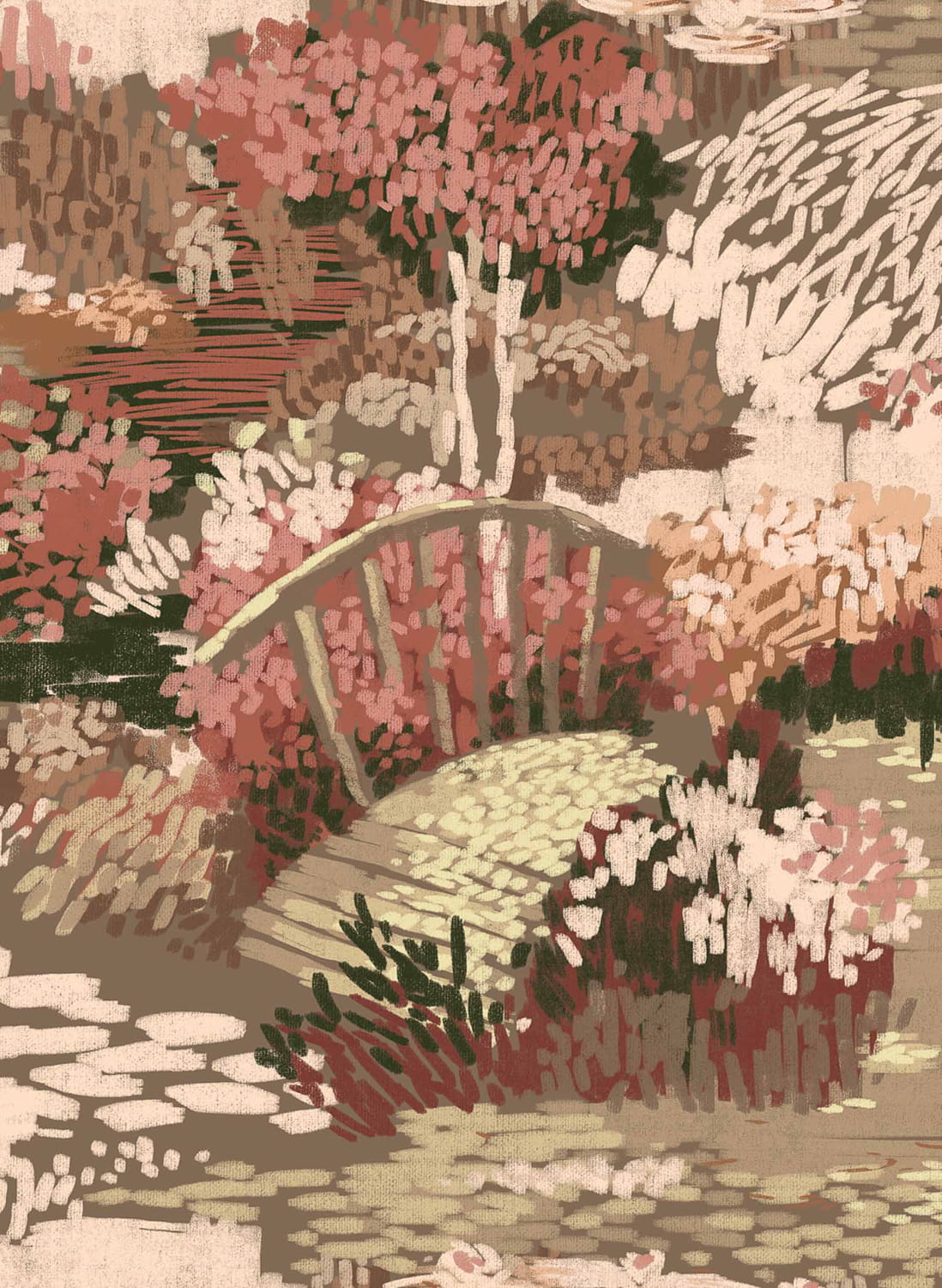 Tapete Puente - Coral