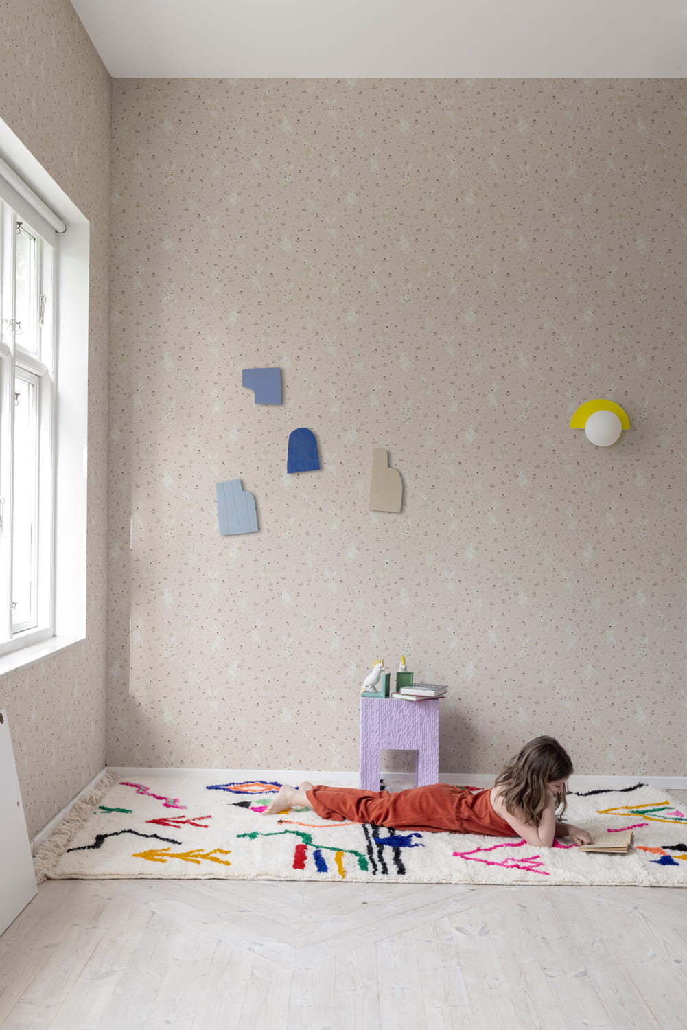 Tapete Bunny Field - Pink