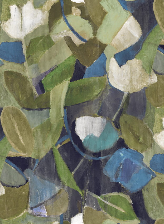 Wandbild Siwa - Blue Green Panel 3