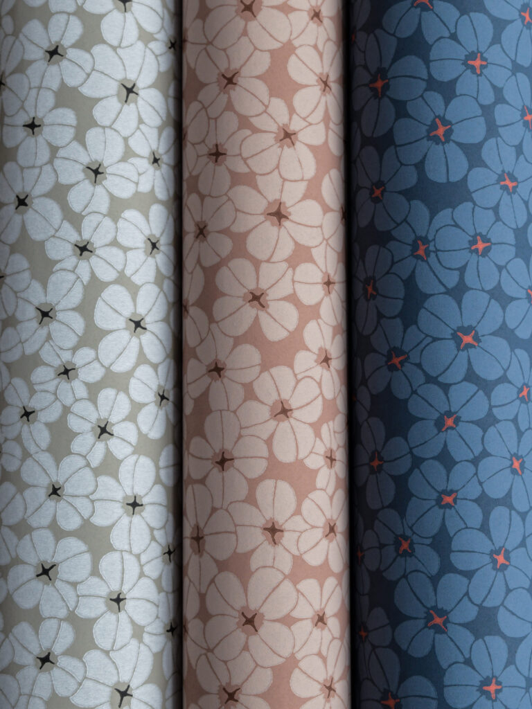 Tapete Flower Shower - Chalk White