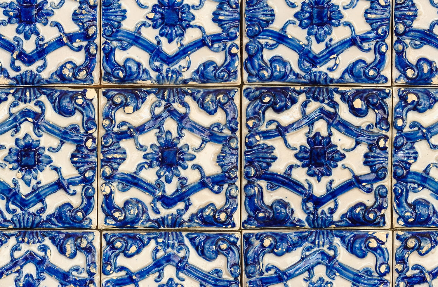 Tapete Artisan Tiles - Morocco Blue