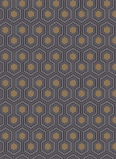Tapete Hicks Hexagon - Grey/ Bronze