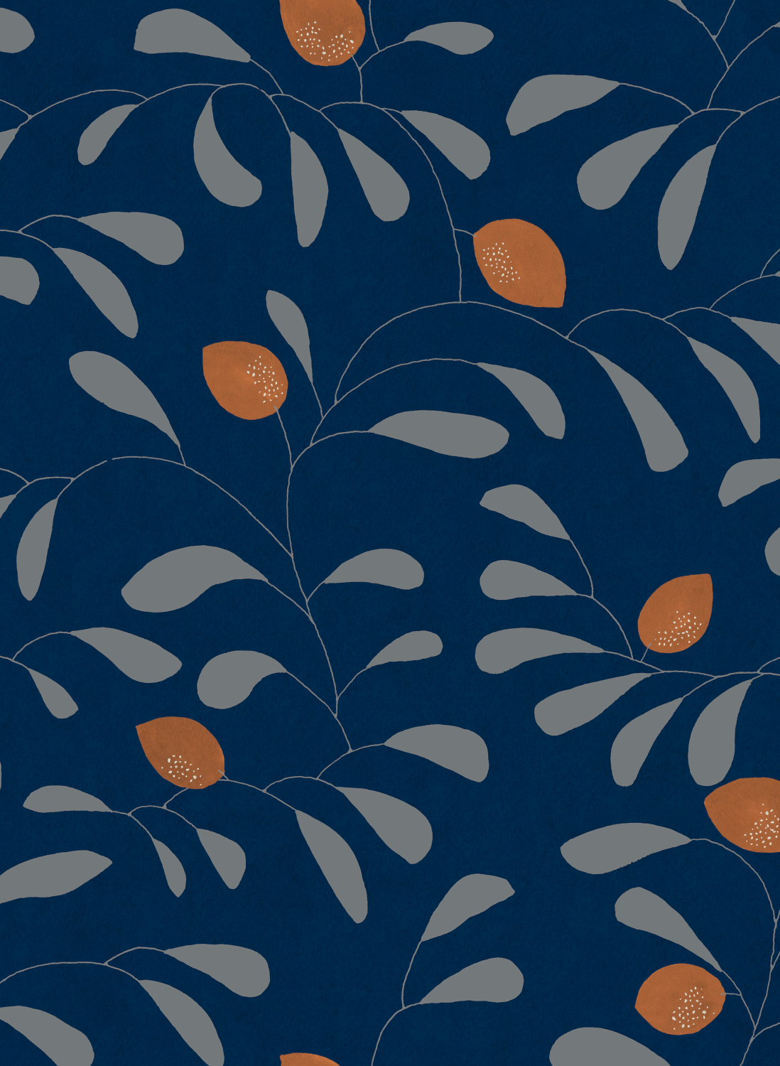 Tapete Fresh Lemons - Blue