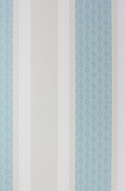 Tapete Chantilly Stripe - Duck Egg/ White/ Stone