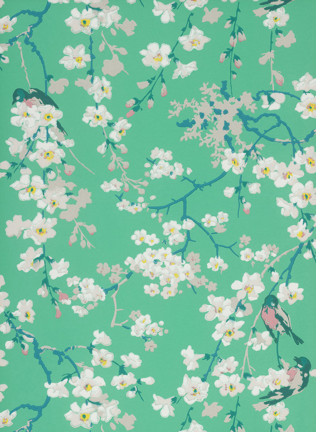 Tapete Massingberd Blossom - Verditer