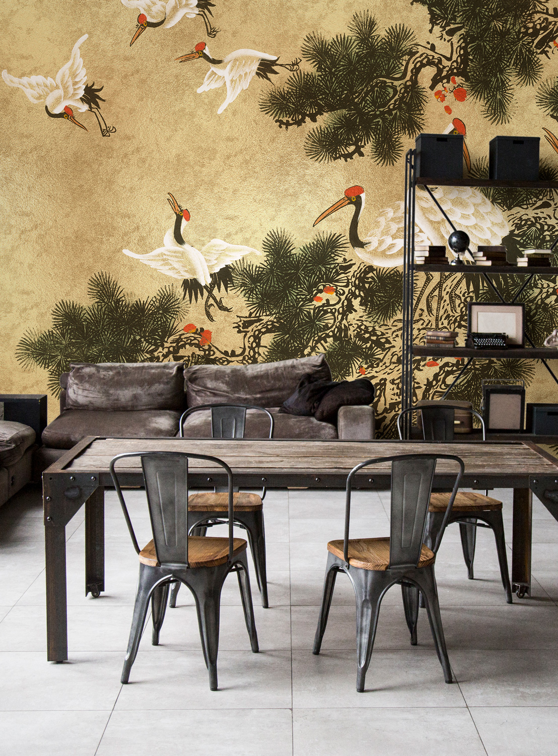 Wandbild Ukiyo Metallics