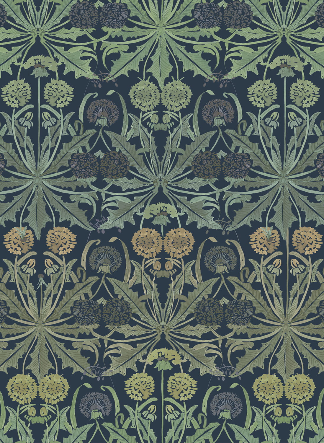 Tapete Dear Little Dandelion - Gradient