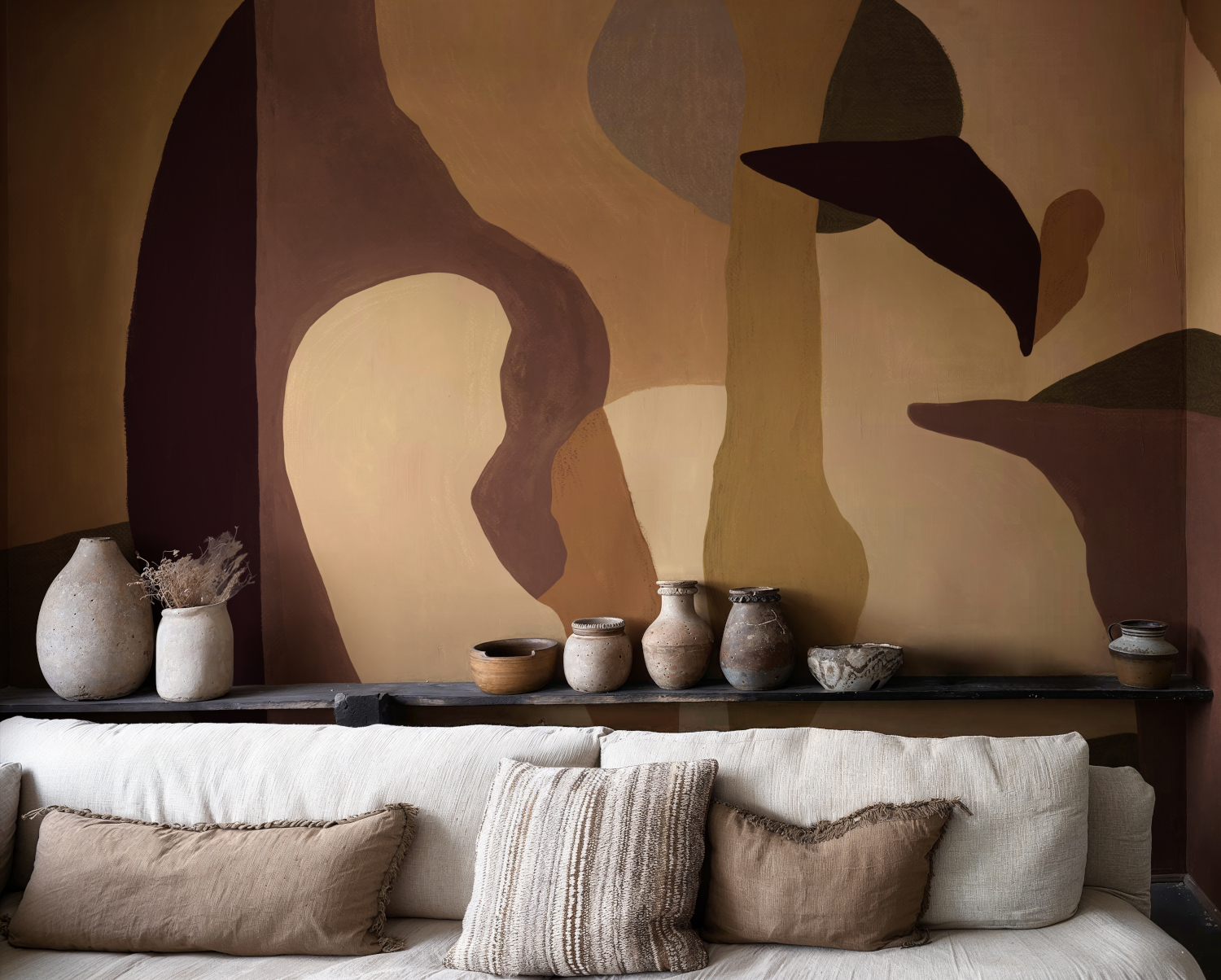 Wandbild Abstract Mex - Purple