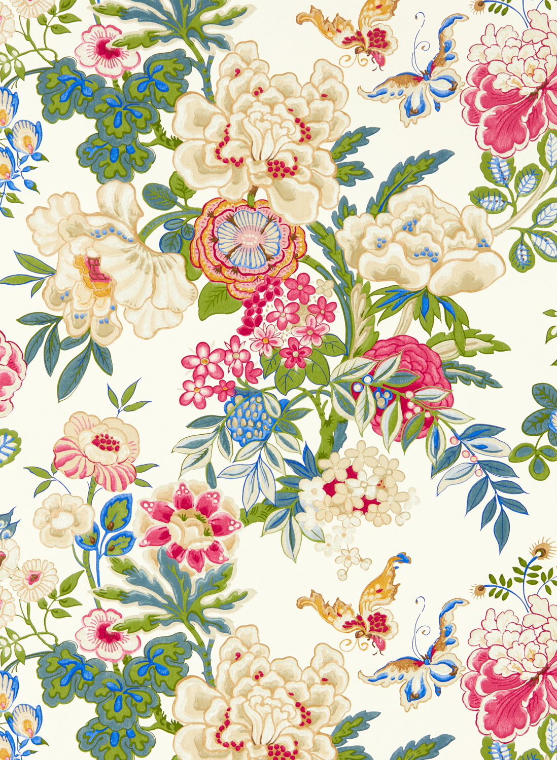 Tapete Emperor Peony - Lotus Pink