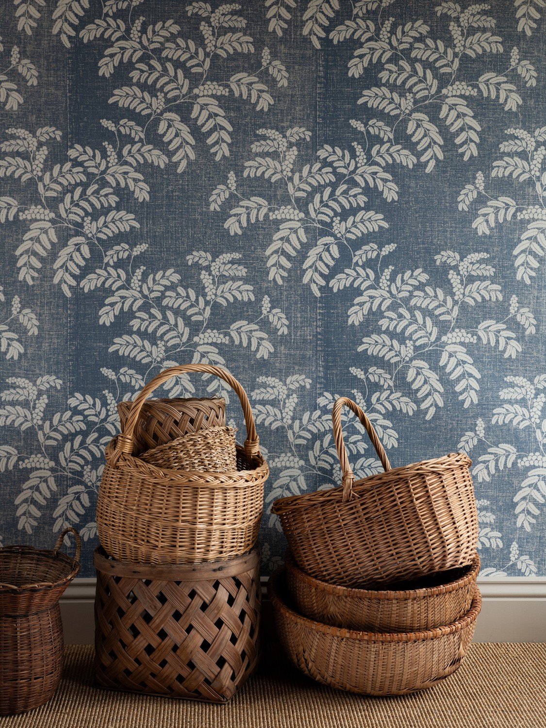 Wallpaper Acacia - Jeans Blue