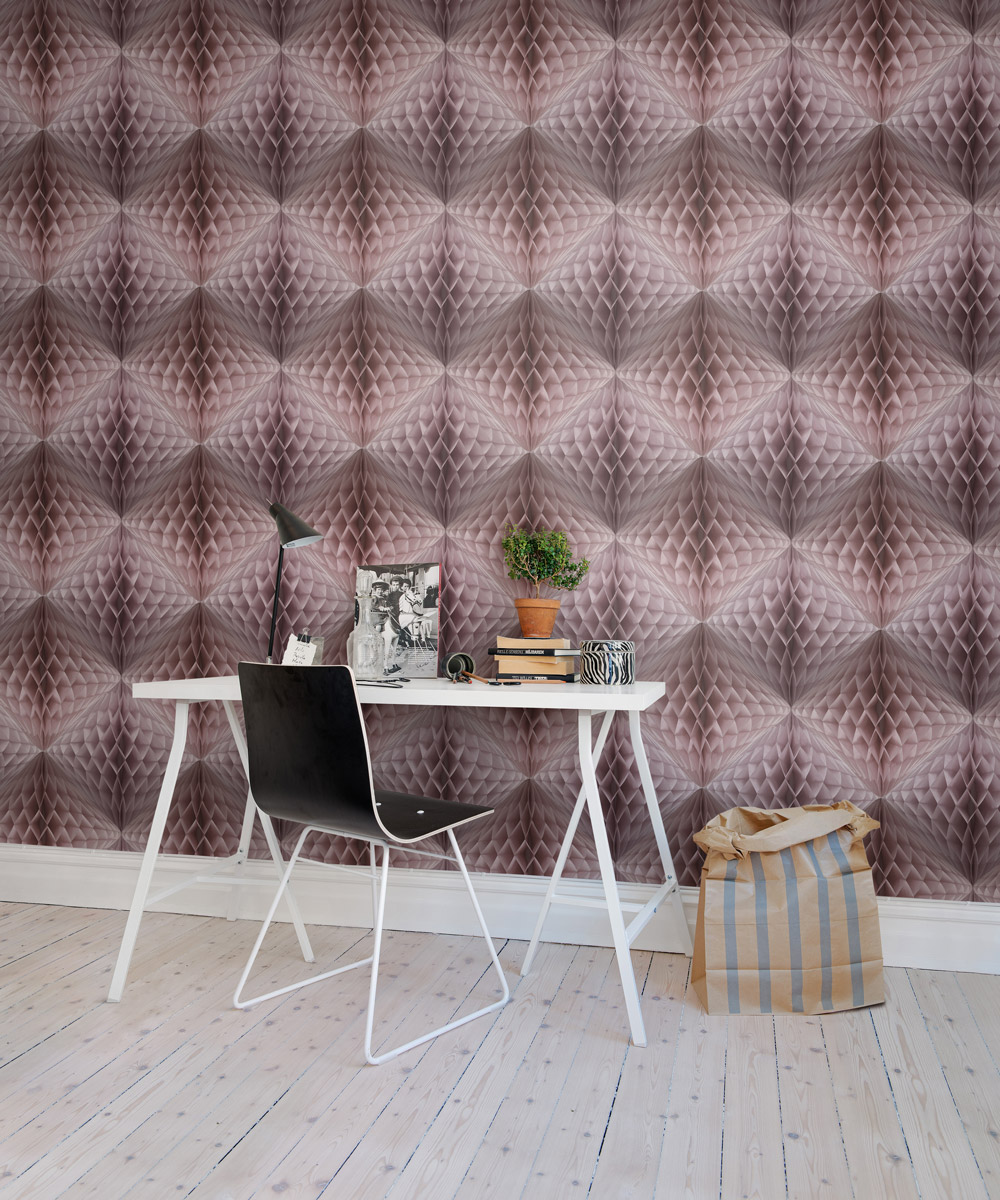 Wandbild Pom Pom - Pink