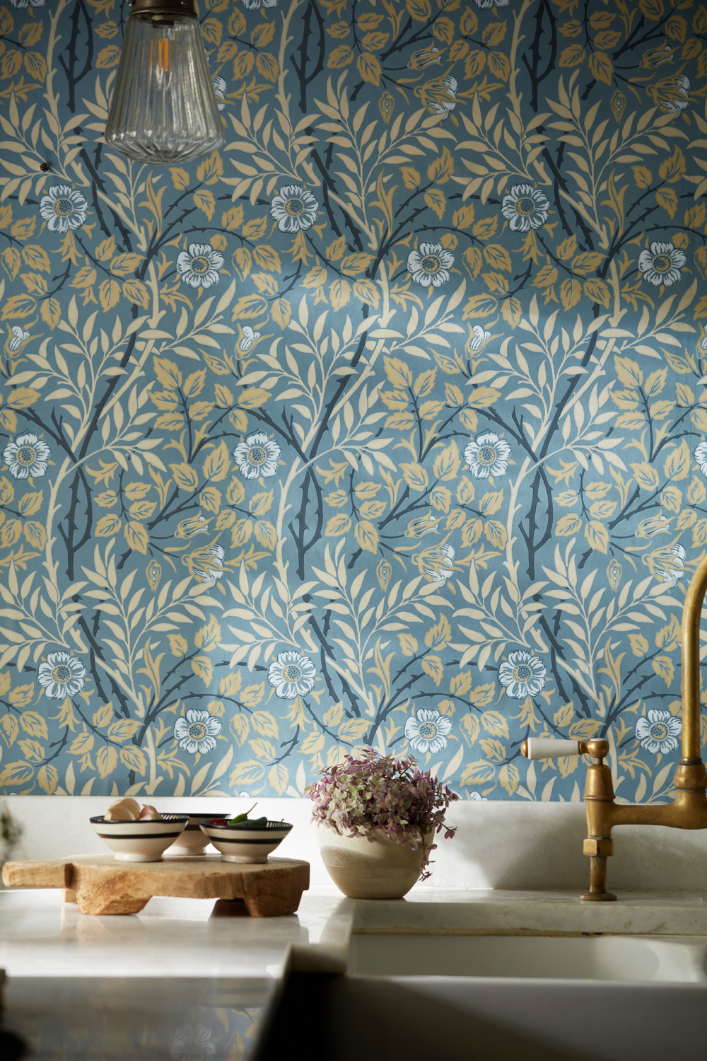 Tapete Sweet Briar - Mineral/ Linen