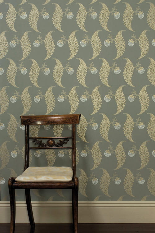 Papier peint Rosslyn - Pigeon/ Bronze/ Pointing
