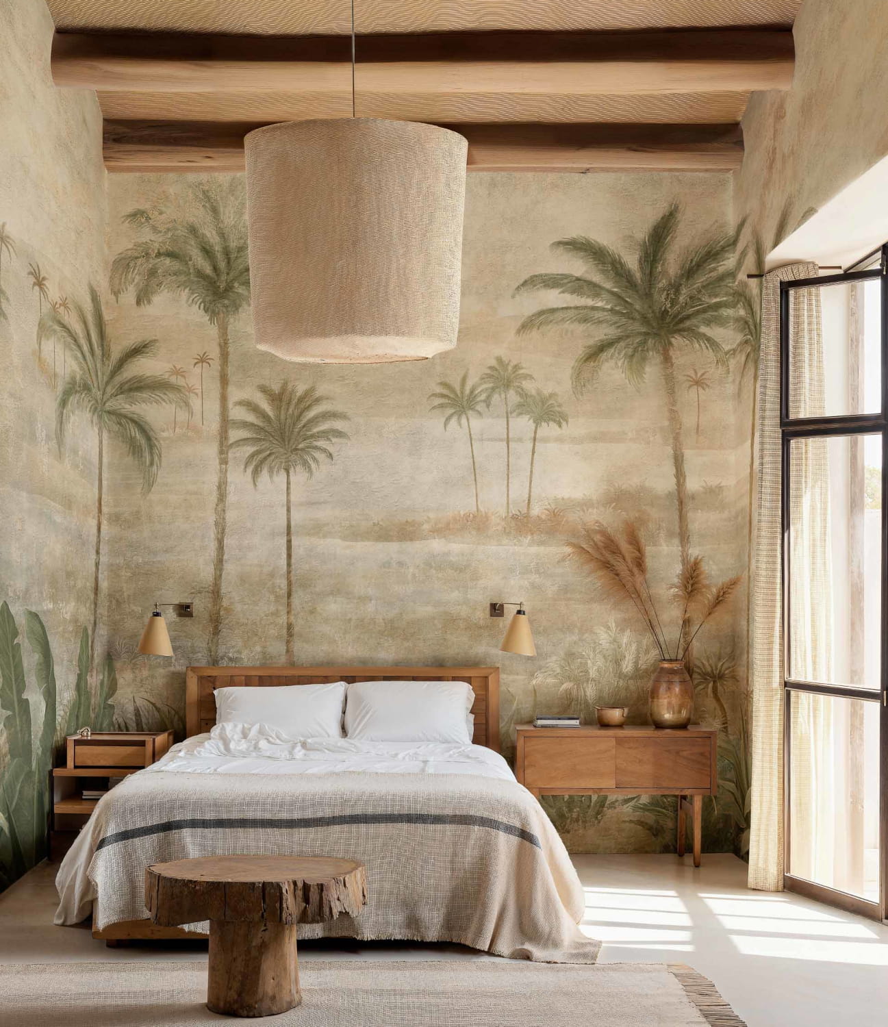 Wandbild Draa Palms Bamboo - Leaves
