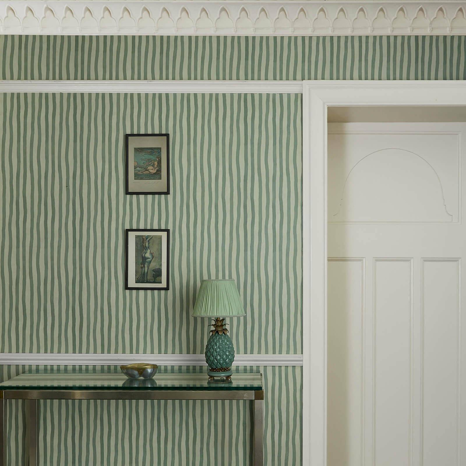Papier peint Artists Stripe - Cocoa