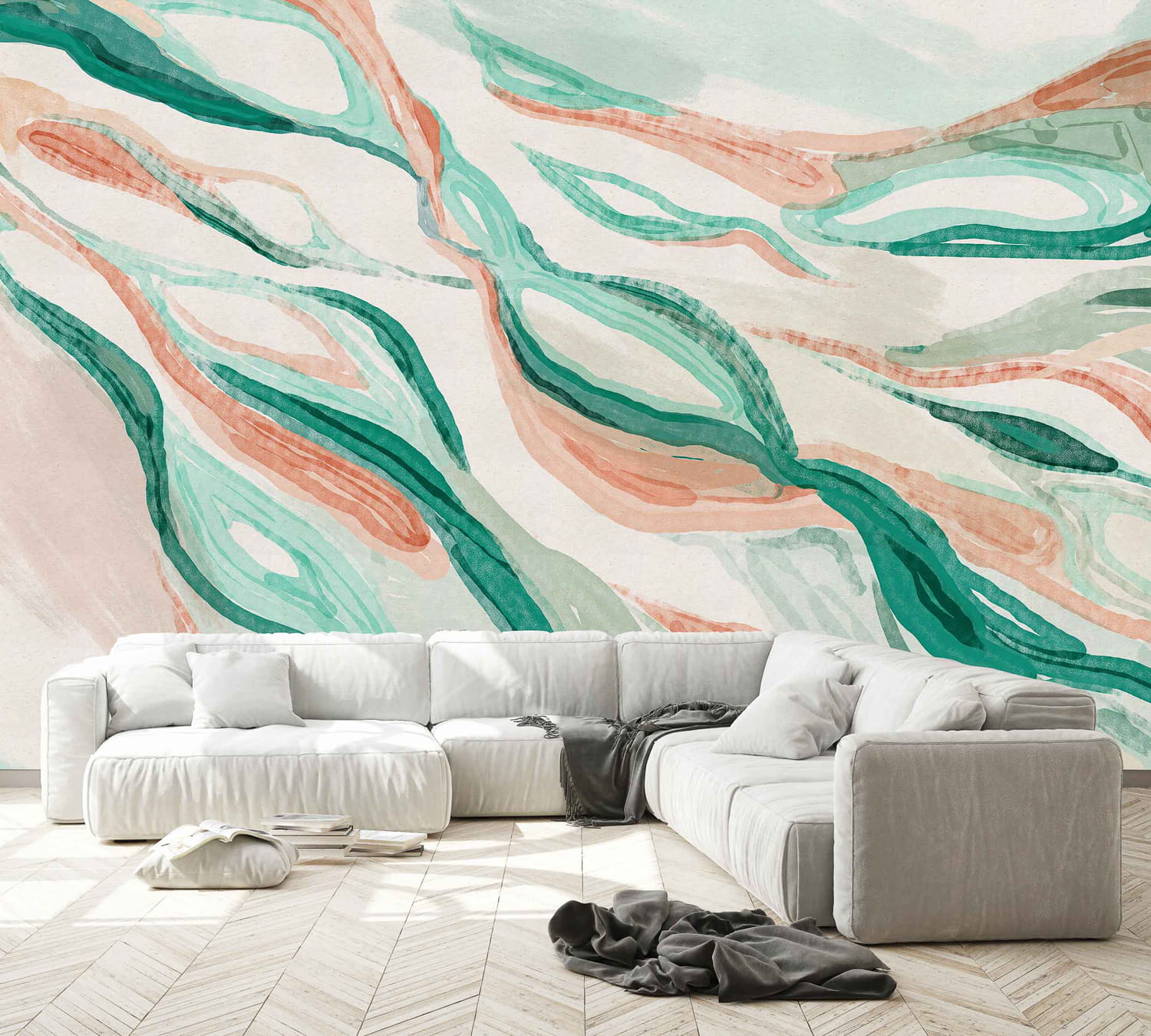 Wandbild Hygge - Emerald