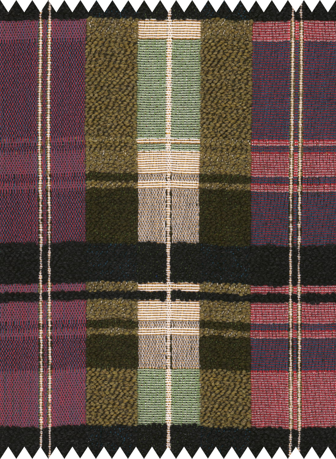 Stoff Kerschdorf Plaid Foliage - Woven