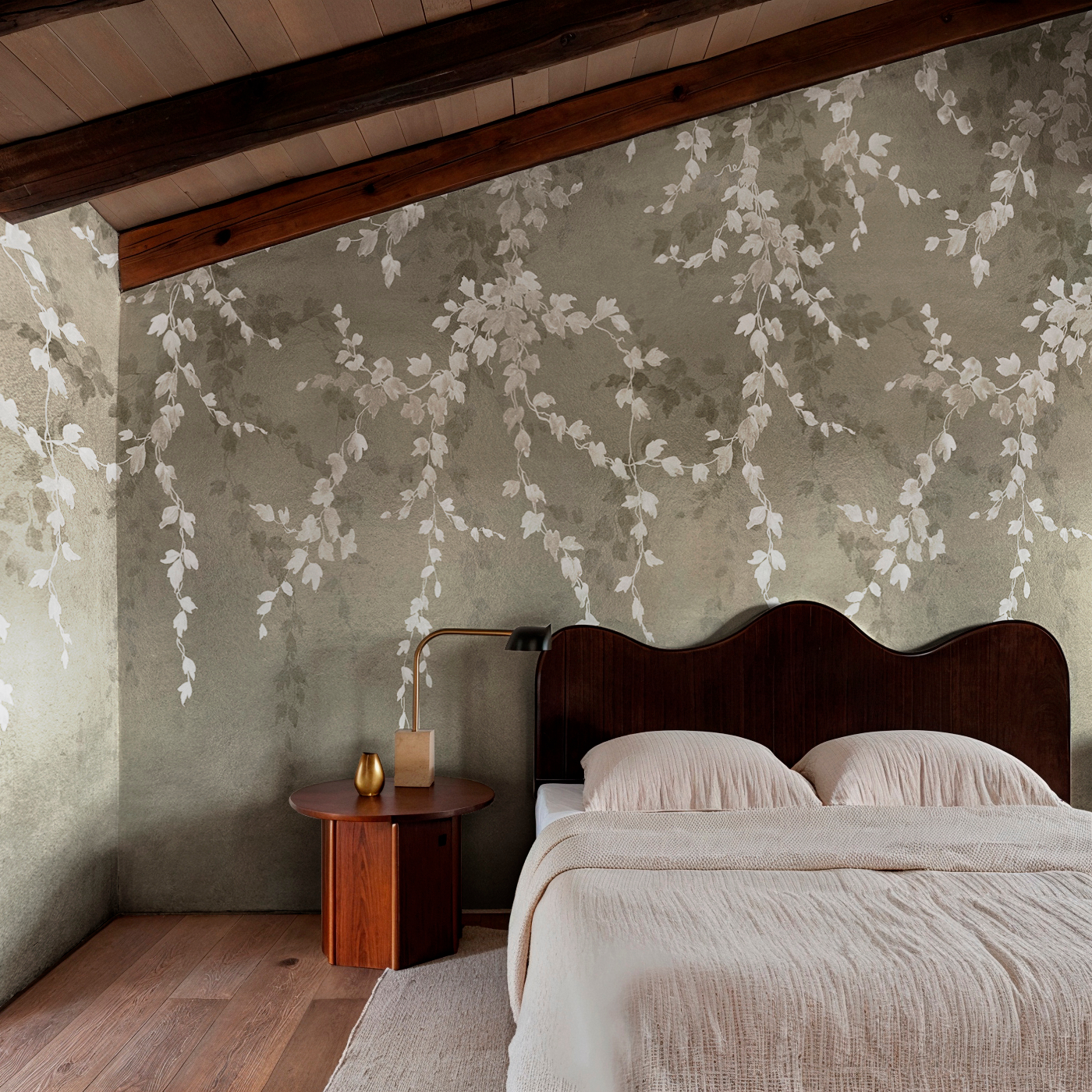 Wandbild Vine Shadow - Silver