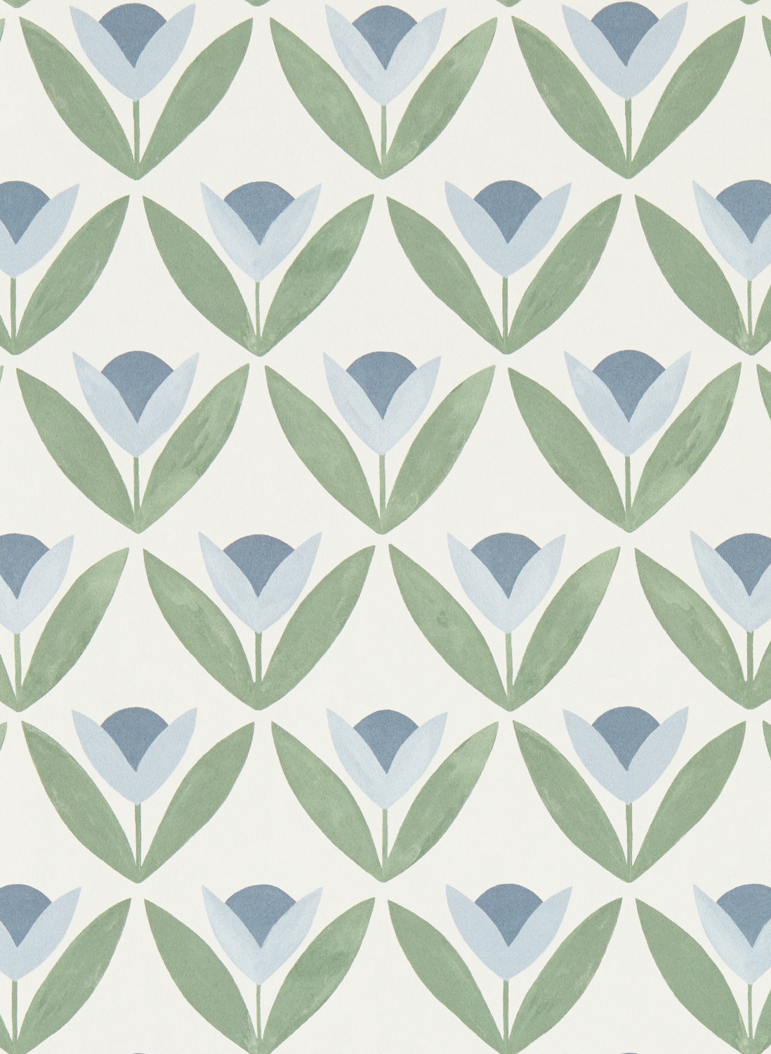 Tapete Tulip Trellis - Coast Blue