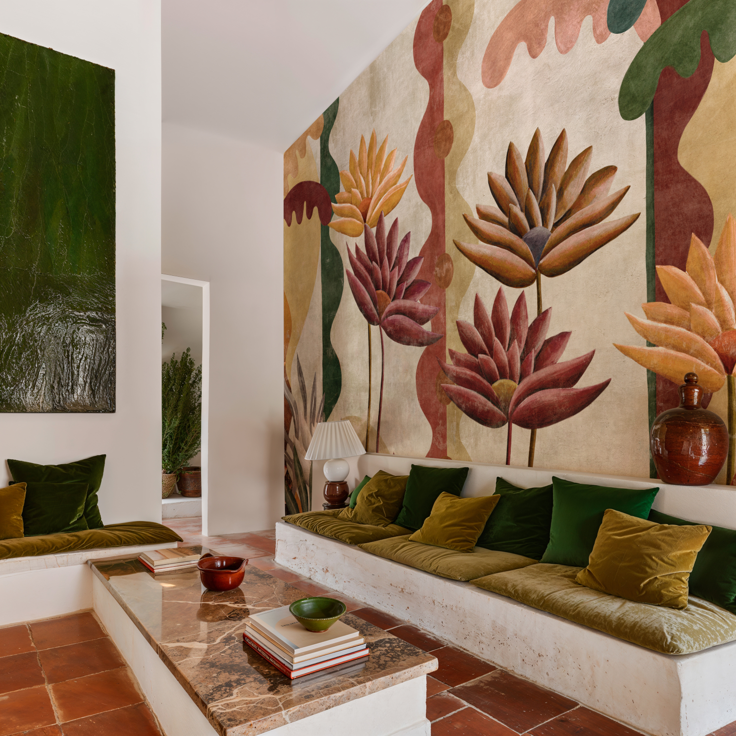 Wandbild Ágaves Bamboo - Cereza