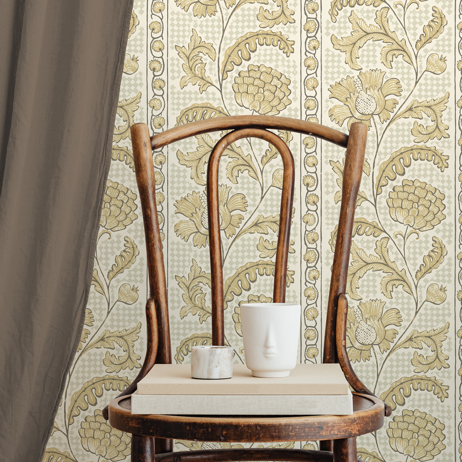 Tapete Floral Check - Lemon and Salt Ridge