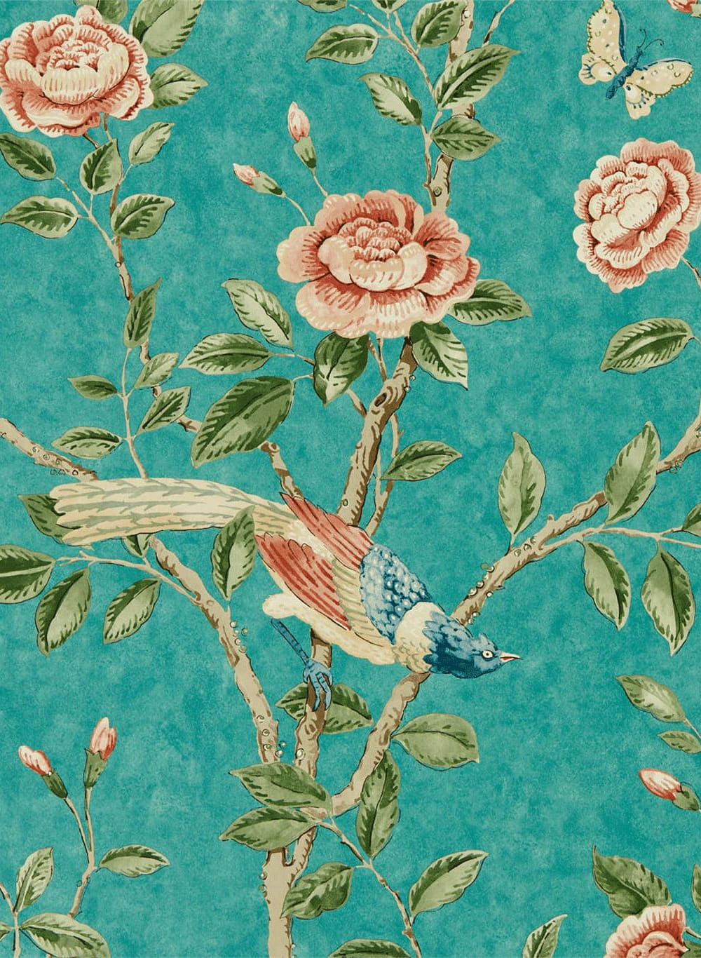 Tapete Andhara - Teal/ Tumeric