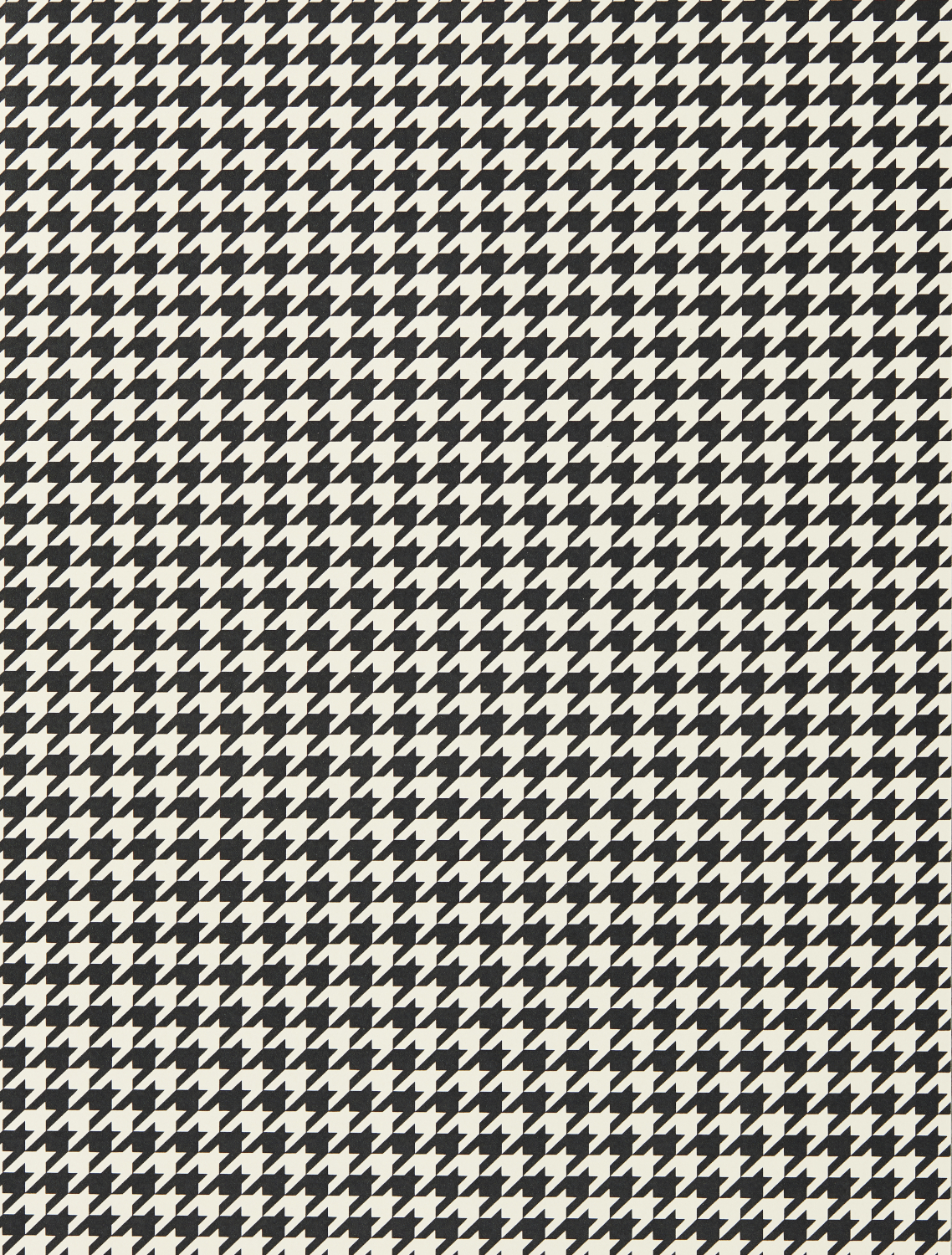 Tapete Houndstooth - Black Earth/ Soft Focus