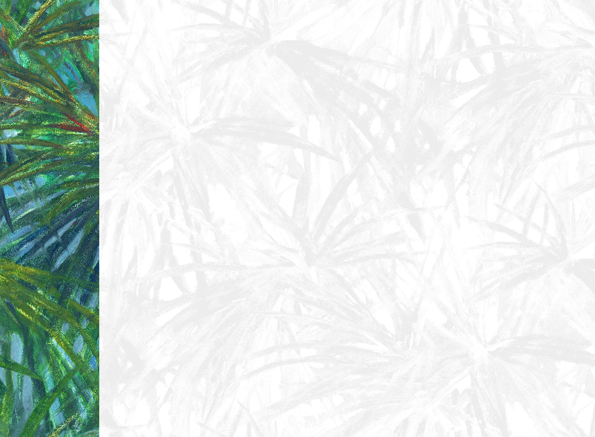 Carta da parati panoramica Matira - Green Panel 1