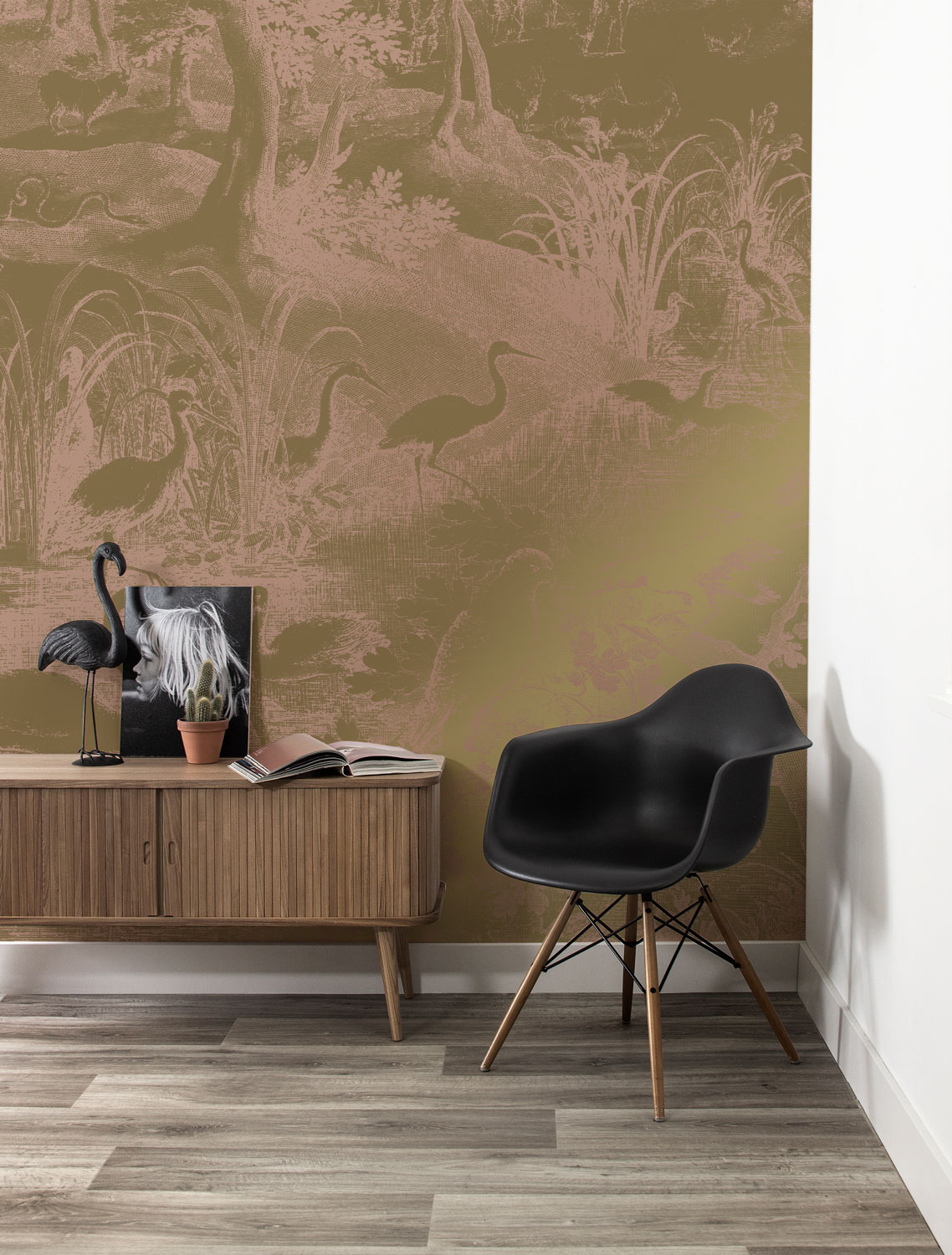 Wandbild Engraved Landscapes Gold 13 - M